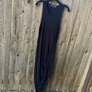 Veronica Beard Black Shirred dress size L